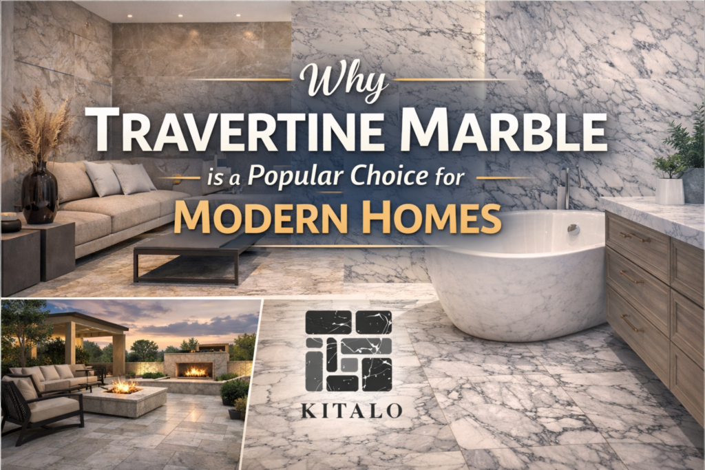 Why Travertine Marble is a Popular Choice for Modern Homes
